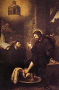 Bartolome Esteban Murillo St. Augustine painting